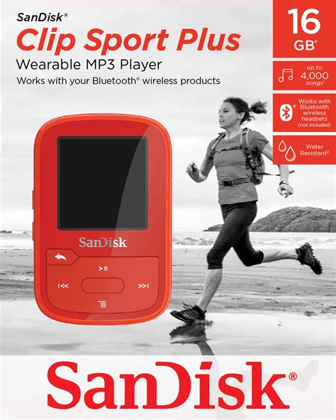 sandisk clip sport plus player instructions